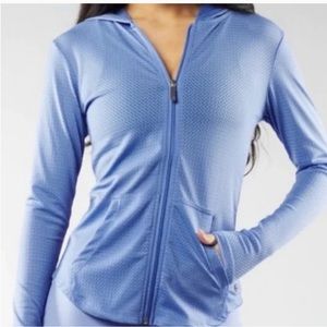 Buffbunny periwinkle mesh spice jacket